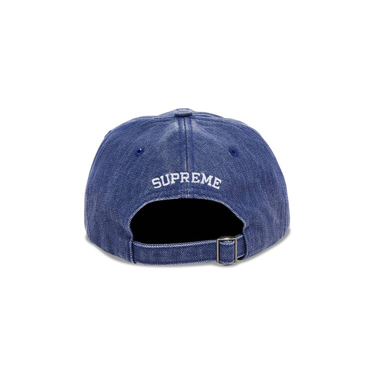 Buy Supreme Pigment Canvas S Logo 6-Panel 'Navy' - SS23H117 NAVY