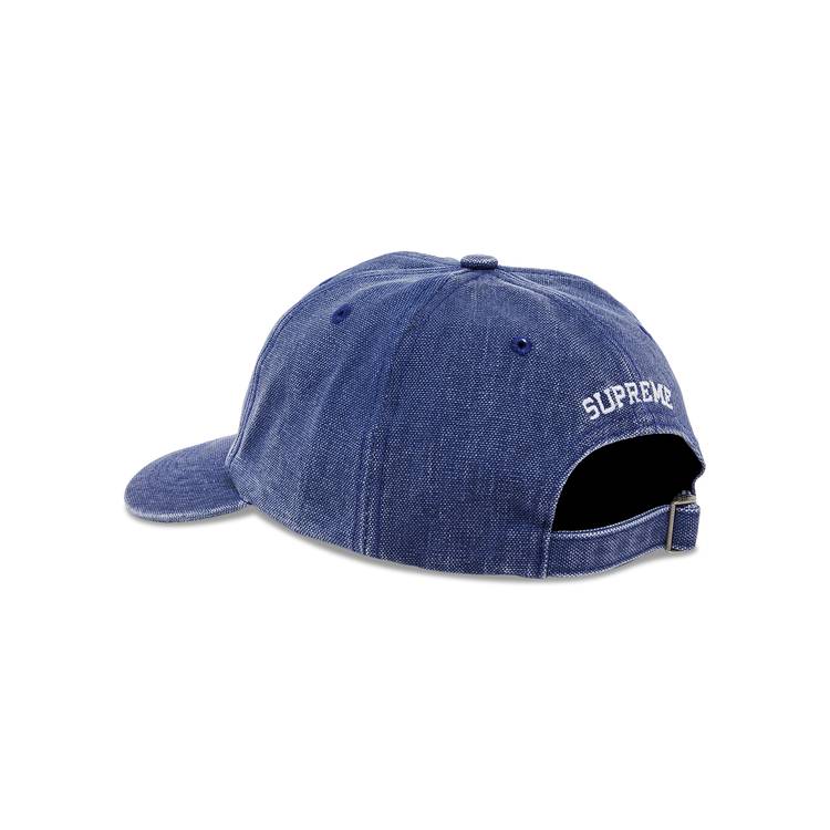 Buy Supreme Pigment Canvas S Logo 6-Panel 'Navy' - SS23H117 NAVY