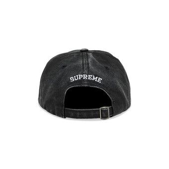 Buy Supreme Pigment Canvas S Logo 6-Panel 'Black' - SS23H117 BLACK