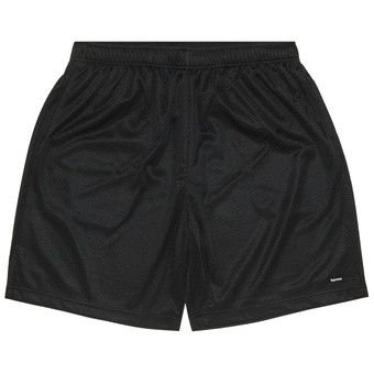 Buy Supreme Small Box Baggy Mesh Short 'Black' - SS23SH34 BLACK | GOAT