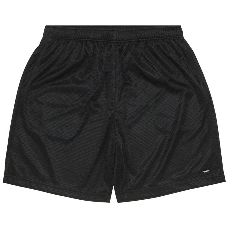 Buy Supreme Small Box Baggy Mesh Short 'Black' - SS23SH34 BLACK | GOAT