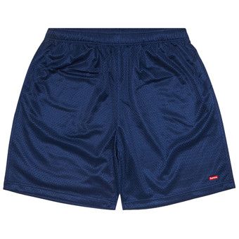 Buy Supreme Small Box Baggy Mesh Short 'Navy' - SS23SH34 NAVY | GOAT