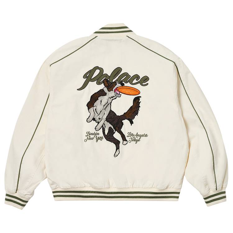 Buy Palace Catch It Bomber Jacket 'Cement' - P24JK071 | GOAT