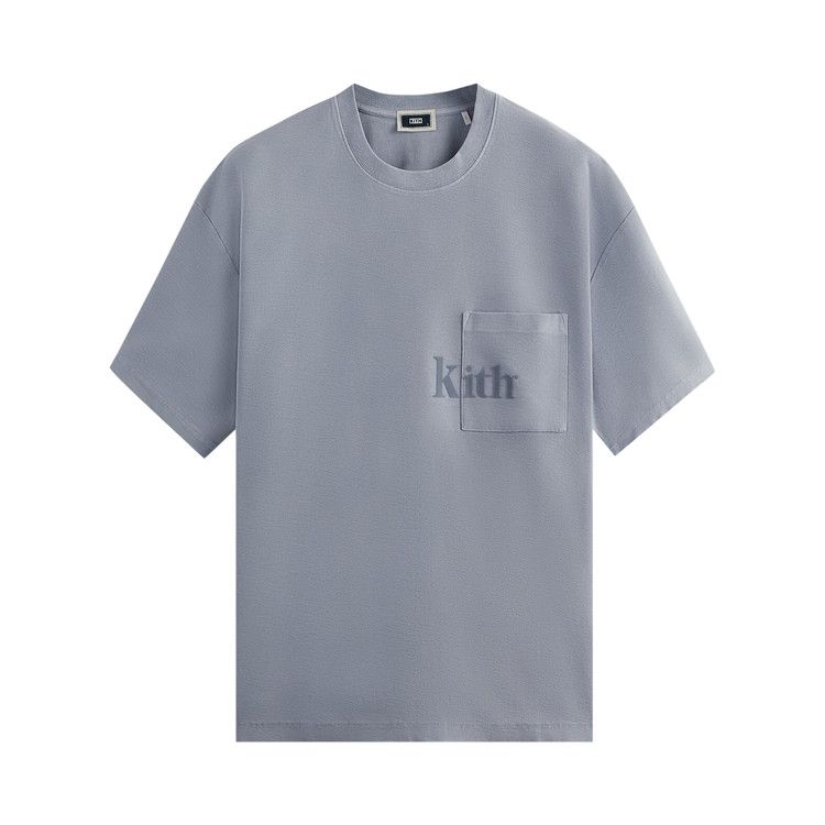 Buy Kith Quinn Tee 'Light Indigo' - KHM031086 415 | GOAT