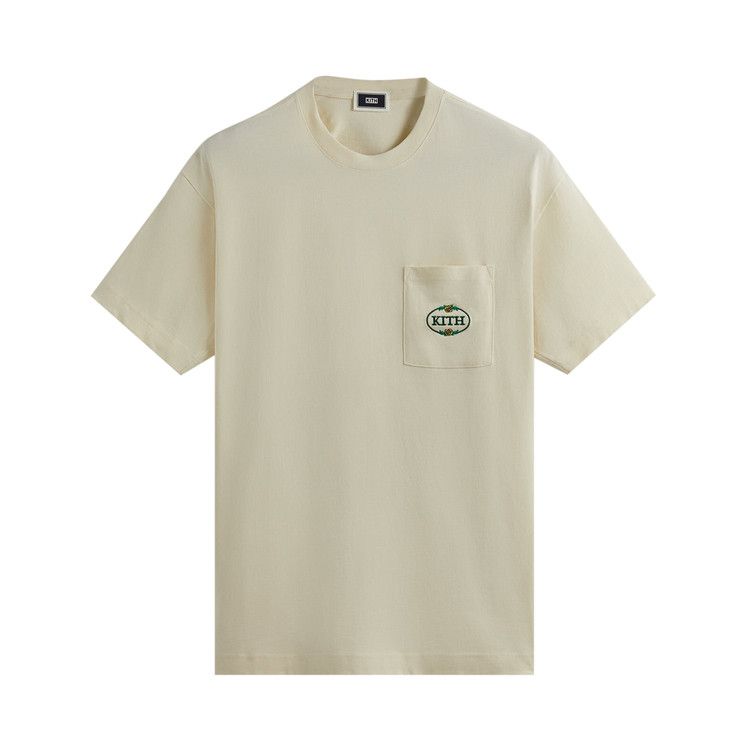 Buy Kith NY Rose Pocket Tee 'Sandrift' - KHM031334 104 | GOAT CA