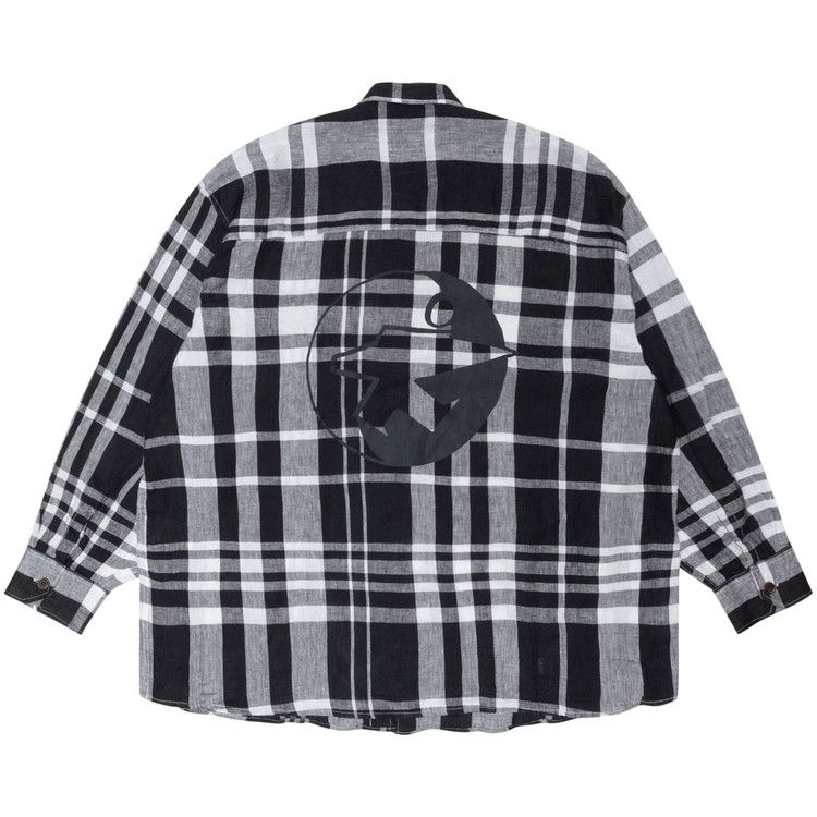 Stussy X Our Legacy Work Shop Borrowed Shirt Bold Check Linen