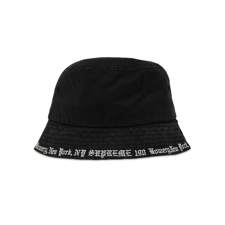 Buy Supreme Embroidered Brim Crusher 'Black' - SS23H103
