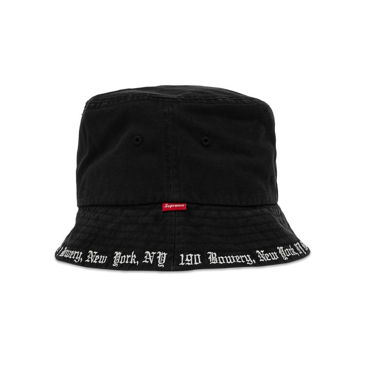 Buy Supreme Embroidered Brim Crusher 'Black' - SS23H103