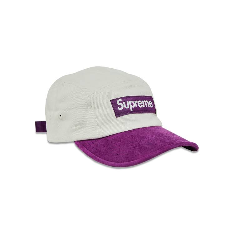 SUPREME SUEDE VISOR CAMP CAP BLACK SS23 WEEK 15 (100% AUTHENTIC) BRAND NEW