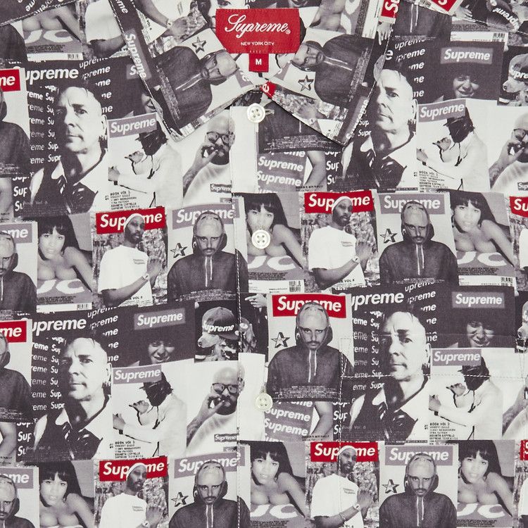 Buy Supreme Magazine Short-Sleeve Shirt 'Grey' - SS23S22 GREY | GOAT