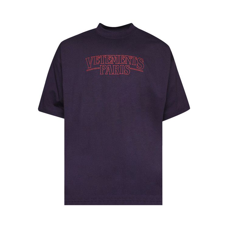 Buy Vetements Paris Logo T-Shirt 'Purple' - UE54TR330U PURP