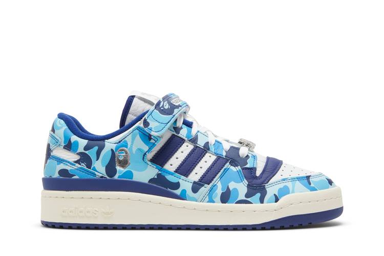 Buy BAPE x Forum Low 84 '30th Anniversary - Blue' - ID4772 | GOAT