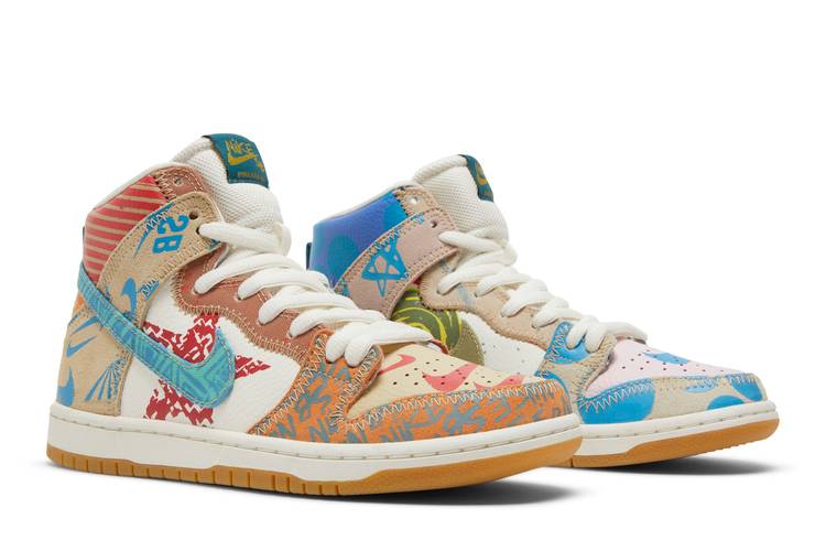 Buy Campbell x SB Dunk High The' - 381 - Multi-Color GOAT