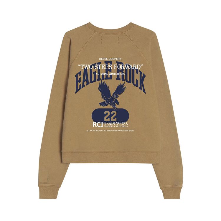 Reese Cooper Two Steps Forward Crewneck Sweatshirt 'Wheat' — foto 3