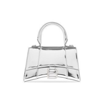 Buy Balenciaga Hourglass Top Handle Bag 'Silver' - 592833 2AAGW