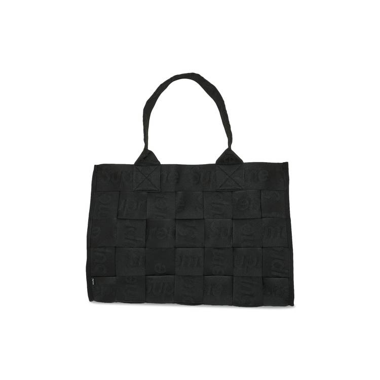 Buy Supreme Woven Large Tote Bag 'Black' - SS23B30 BLACK | GOAT