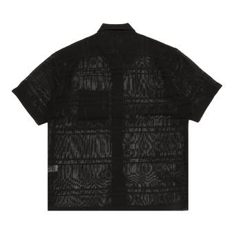 Buy Supreme Mesh Stripe Short-Sleeve Shirt 'Black' - SS23S4