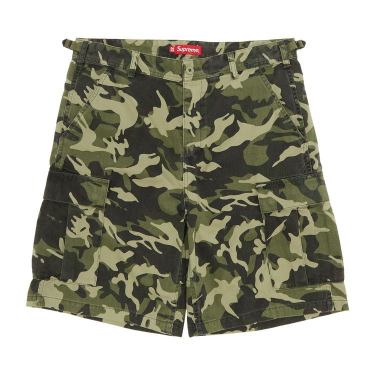 Buy Supreme Cargo Short 'Olive Camo' - SS23SH47 OLIVE CAMO