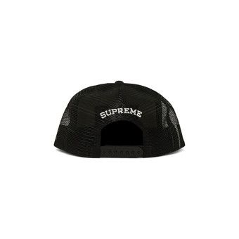 Buy Supreme Name Plate Mesh Back 5-Panel 'Black' - SS23H62 BLACK