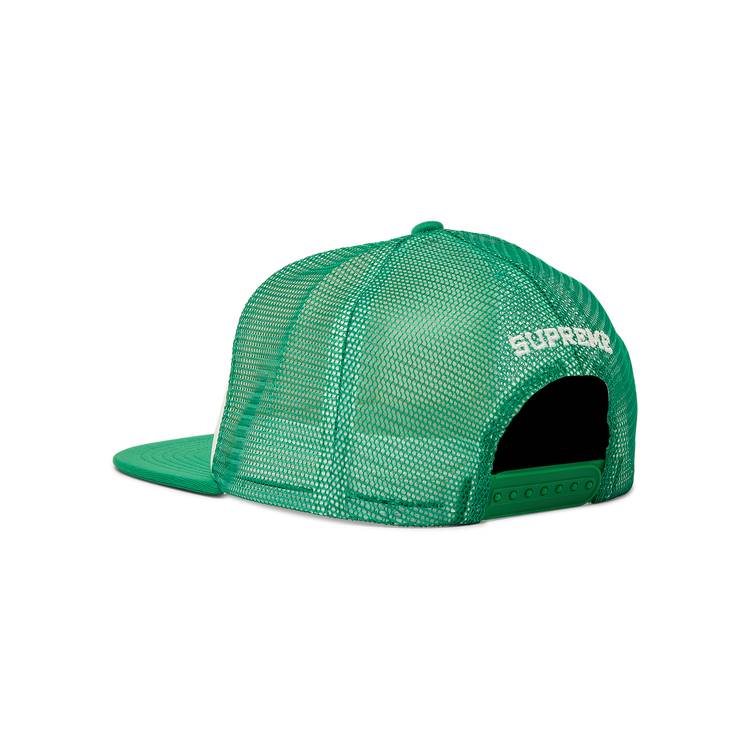 Buy Supreme Name Plate Mesh Back 5-Panel 'Green' - SS23H62 GREEN