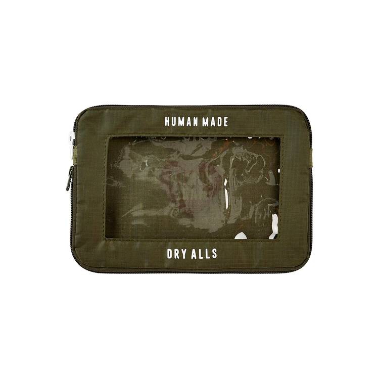 Buy Human Made Medium Travel Case 'Olive Drab' - HM25GD057 OLIV | GOAT