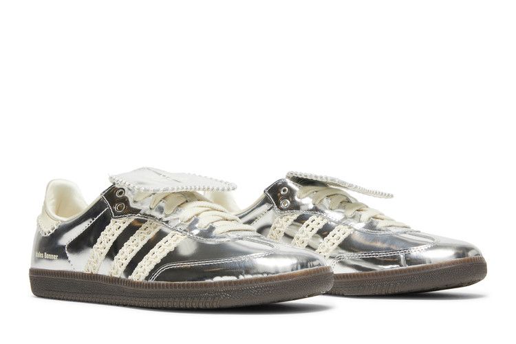 Adidas x Wales Bonner – Samba Metallic Silver/Cream White/Grey