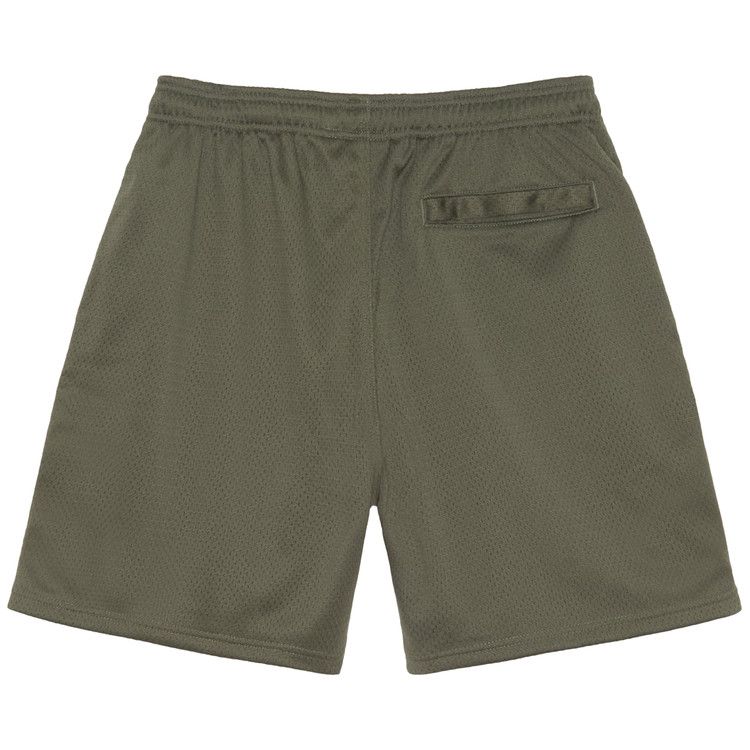 Buy Stussy Big Basic Mesh Short 'Olive' - 112285 OLIV | GOAT