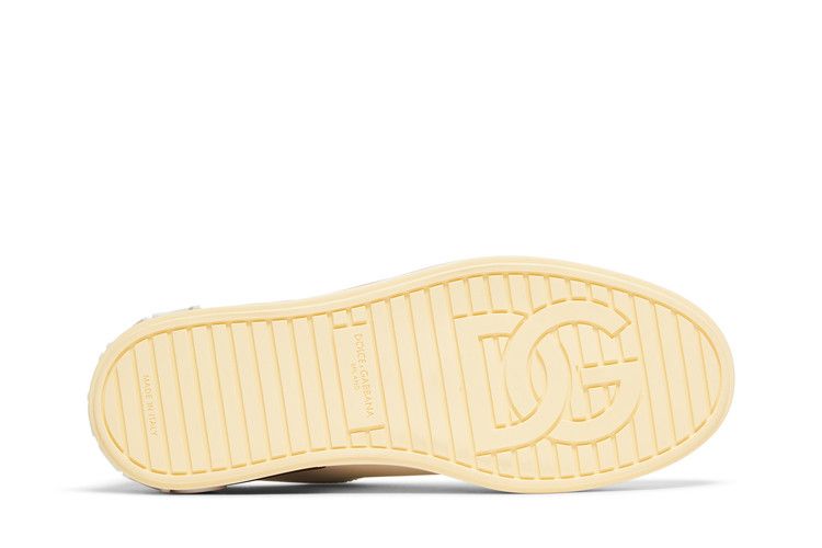 Buy Dolce & Gabbana Portofino Low 'DG Logo Print - White Red