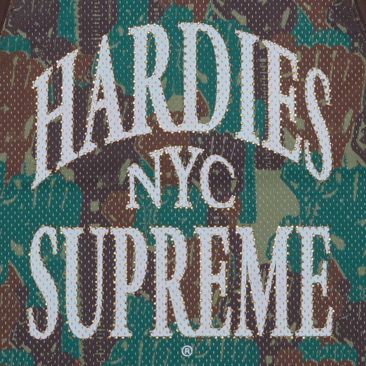 Buy Supreme x Hardies Camo Basketball Jersey 'Green' - SS23KN74
