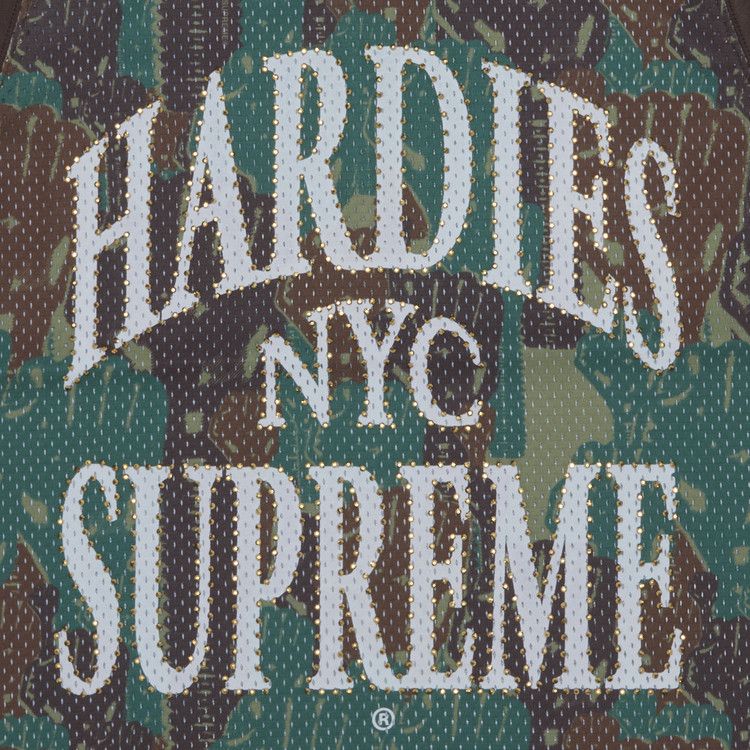 Supreme Camo Basketball Jersey Green Men's - SS23 - GB