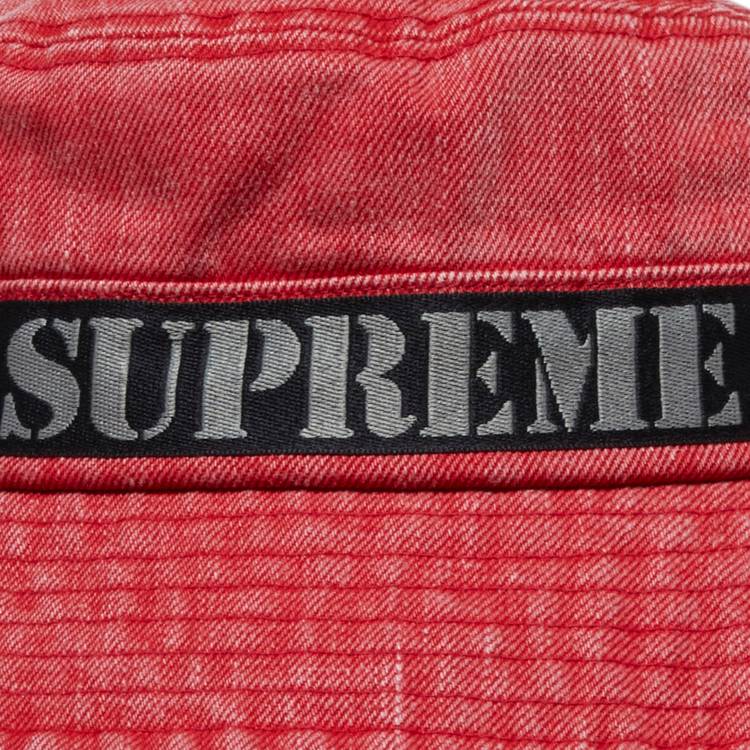 Buy Supreme Stencil Webbing Boonie 'Red' - SS23H64 RED | GOAT SA