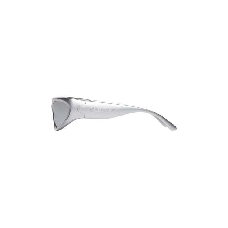 Balenciaga Swift Oval Sunglasses Silver