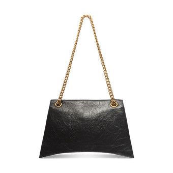 ショルダーバッグ・ポシェット BALENCIAGA Women Shoulder Bags 716393 210J1 1000 Black Buy Balenciaga Medium Crush Chain Bag 'Black' - 716393 210IT