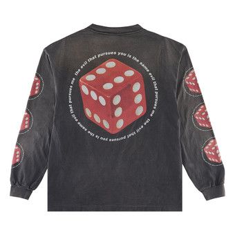Buy SAINT Mxxxxxx Dice Long-Sleeve T-Shirt 'Black' - SM S23 0000