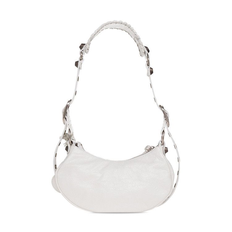 Balenciaga XS Le Cagole Shoulder Bag Optic White