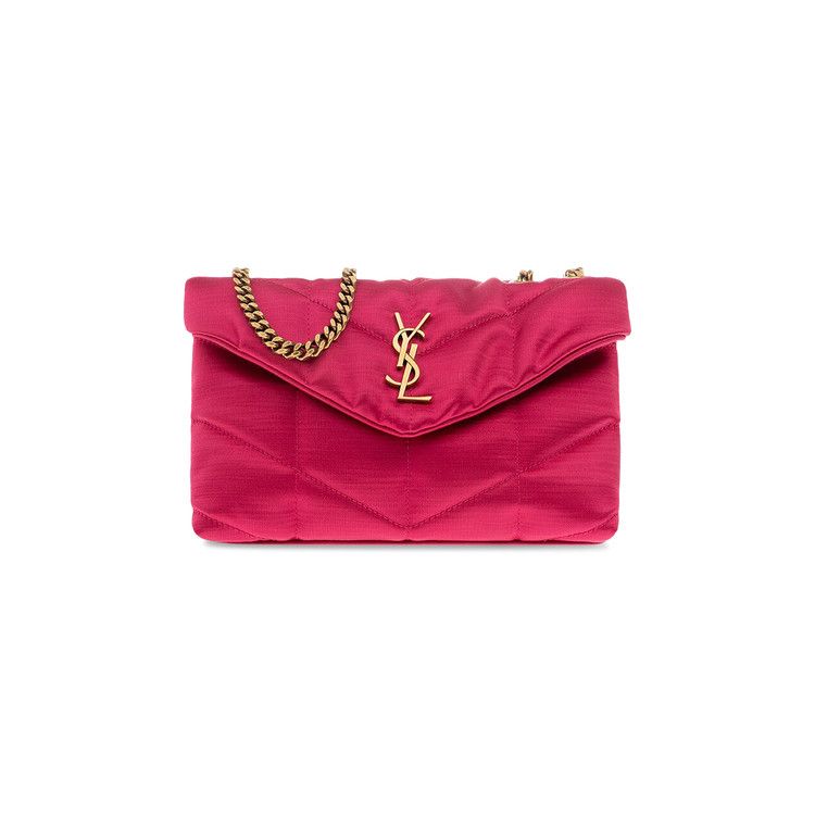 Saint Laurent Puffer Toy Quilted Shoulder Bag 'guava Pink'