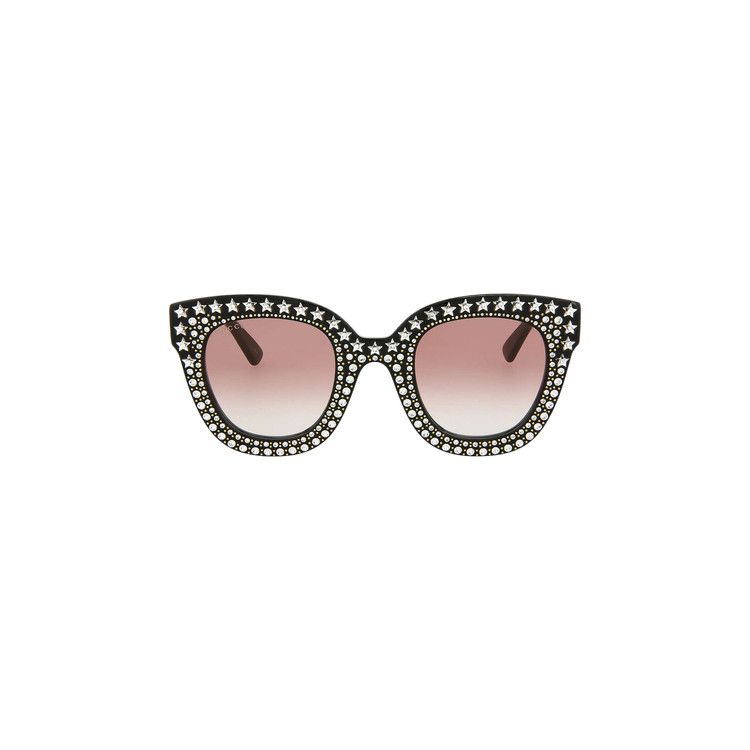 Gucci Cat Eye Sunglasses Shiny Black