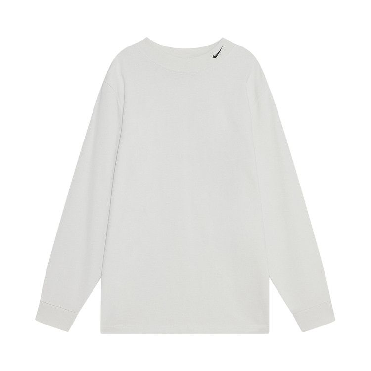 Nike Long-Sleeve Mockneck T-Shirt White