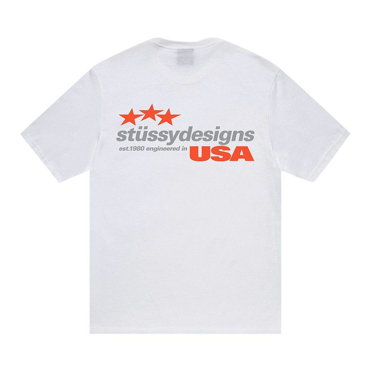 Buy Stussy Designs USA Tee 'White' - 1904988 WHIT | GOAT
