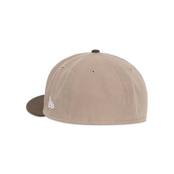 Buy Stussy Curly S 59Fifty New Era Cap 'Khaki/Brown' - 1311008