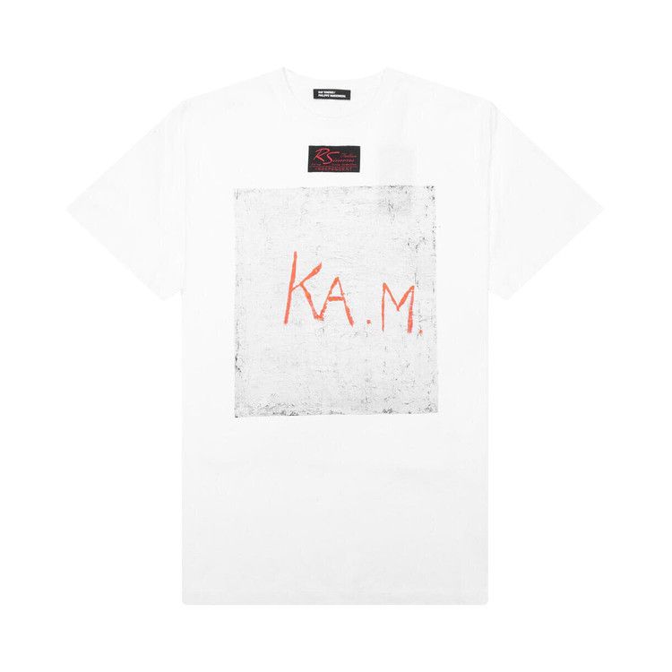Tシャツ・カットソー RAF SIMONS SS23 T-SHIRT WITH LOGO (231-126A_190011010) RAF SIMONS Medium Size T-shirt THE OTHERS Printed Logo White