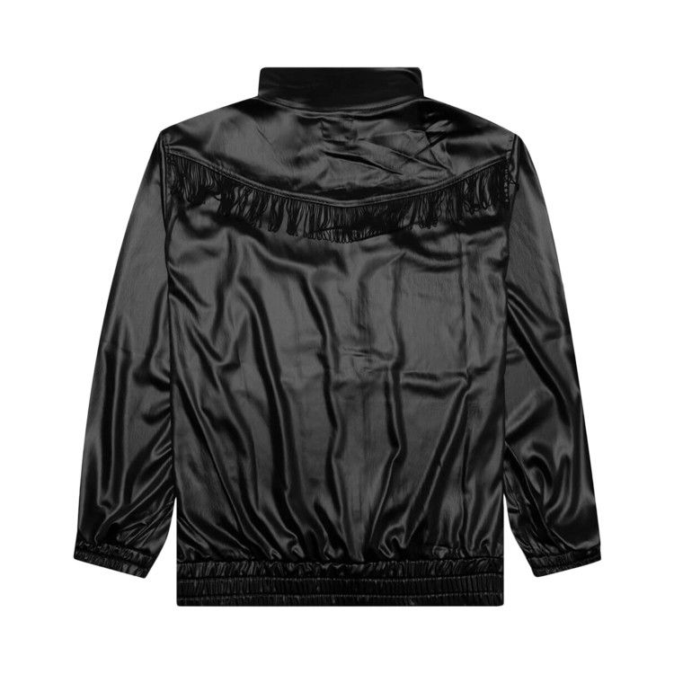 Buy Needles Fringe Track Jacket Poly Sateen 'Black' - MR269 BLAC