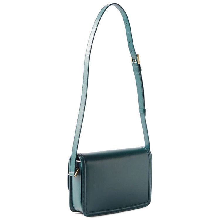 Saint Laurent Small Solferino Satchel Bag Mediterranean Blue