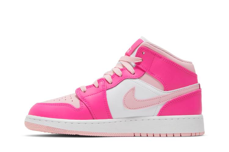Air Jordan 1 Mid Gs Fierce Pink2