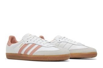adidas gazelle silver green womens Originals Samba OG "White Wonder Clay Gum"
