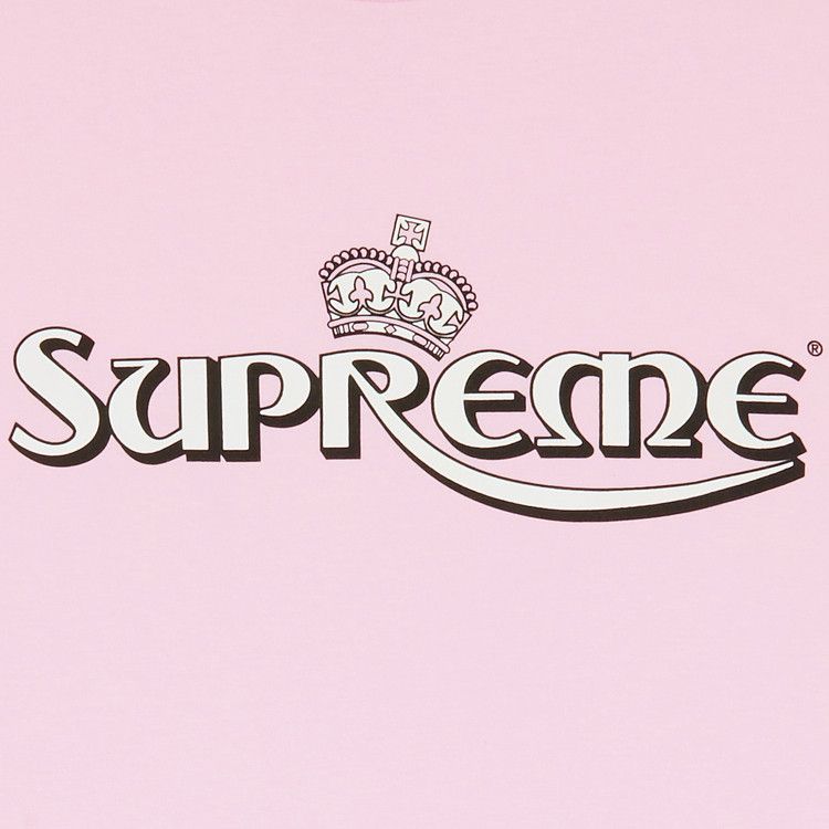 Buy Supreme Crown Tee 'Light Pink' - SS23T70 LIGHT PINK | GOAT