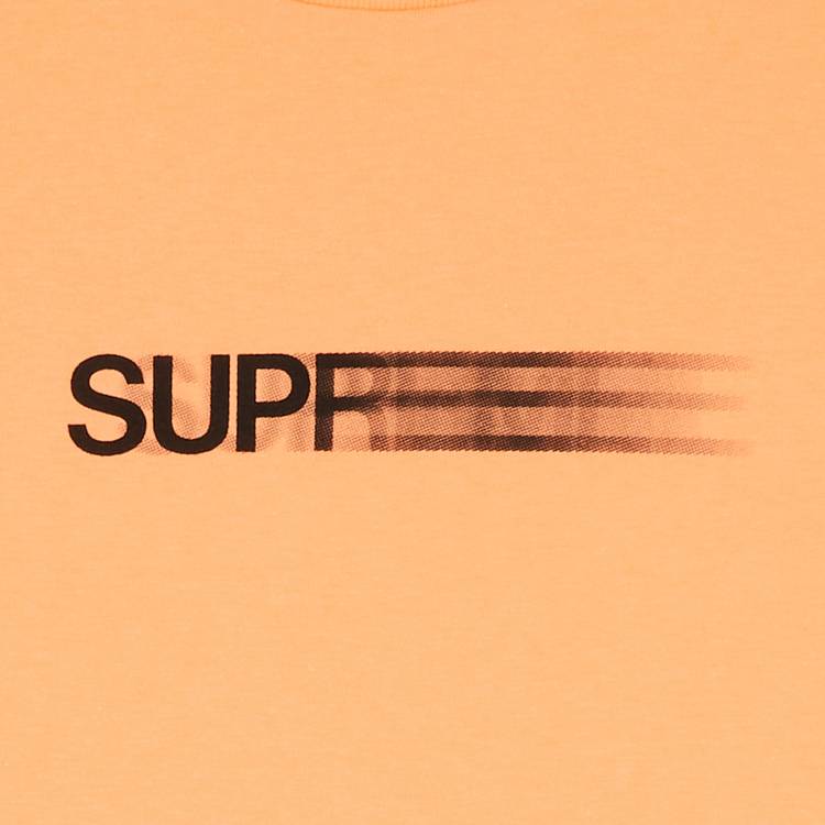 Buy Supreme Motion Logo Tee 'Peach' - SS23T75 PEACH | GOAT