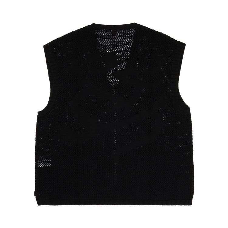 Buy Supreme Dragon Zip Up Sweater Vest 'Black' - SS23SK21