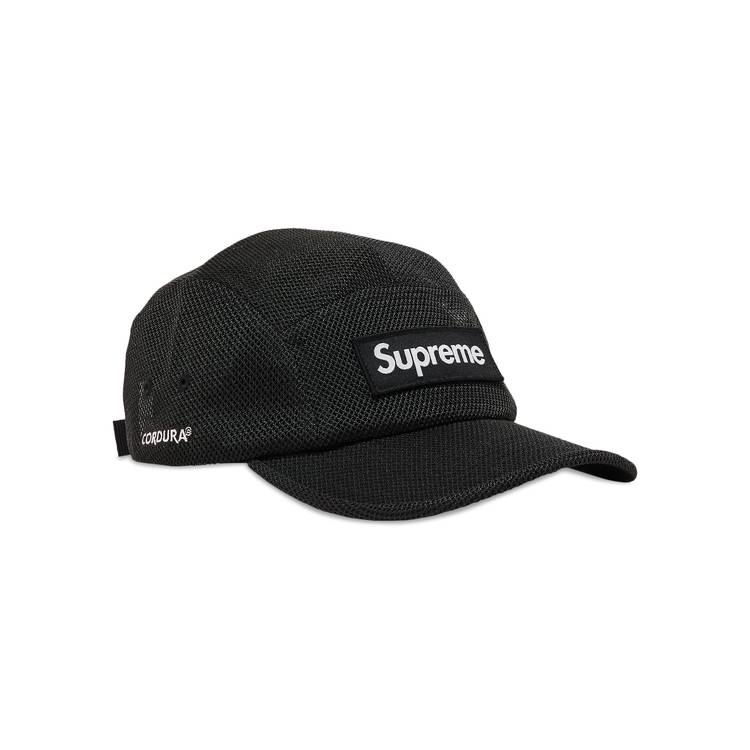 Buy Supreme Mesh Cordura Camp Cap 'Black' - SS23H29 BLACK | GOAT