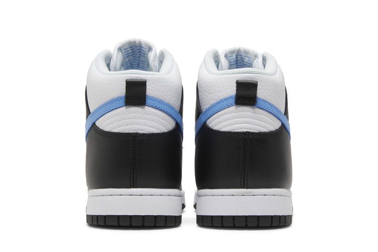 Nike Dunk High Retro FLC Black University Blue White - Thumbnail 7